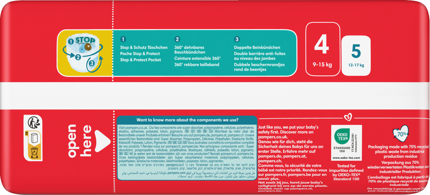 Pampers Baby-Dry PANTS Gr. 4 Maxi 9-15kg (2 x 42 STK) Sparpack