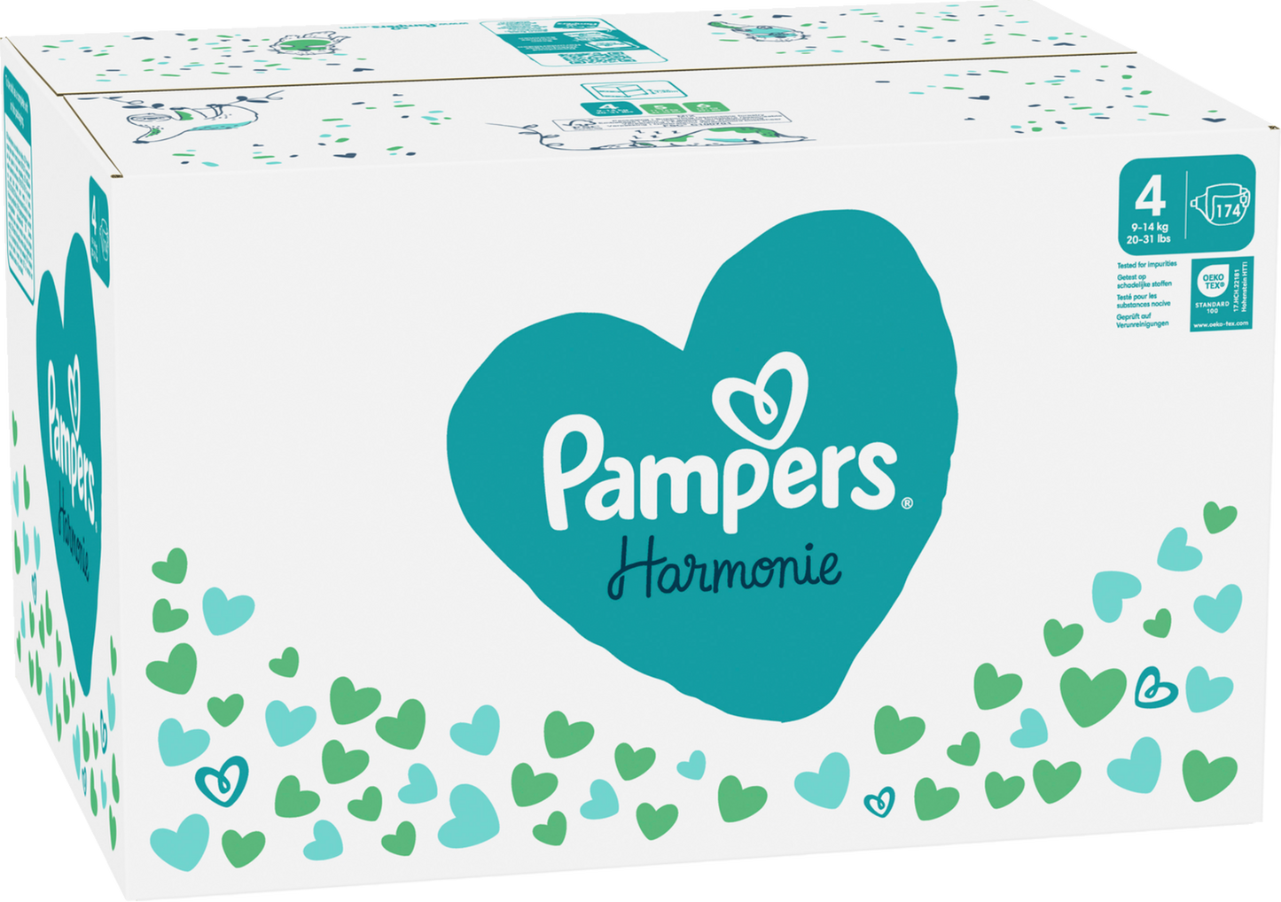 Pampers Harmonie Gr. 4 Maxi 9-14kg (3x174 STK) AKTION 3 Monatsboxen