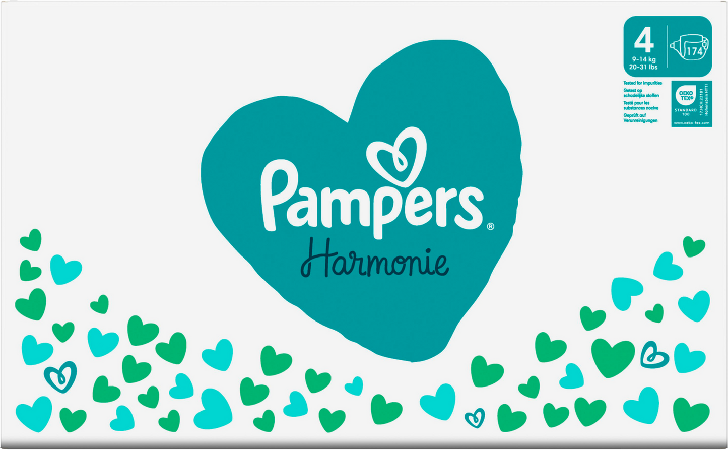Pampers Harmonie Gr. 4 Maxi 9-14kg (3x174 STK) AKTION 3 Monatsboxen