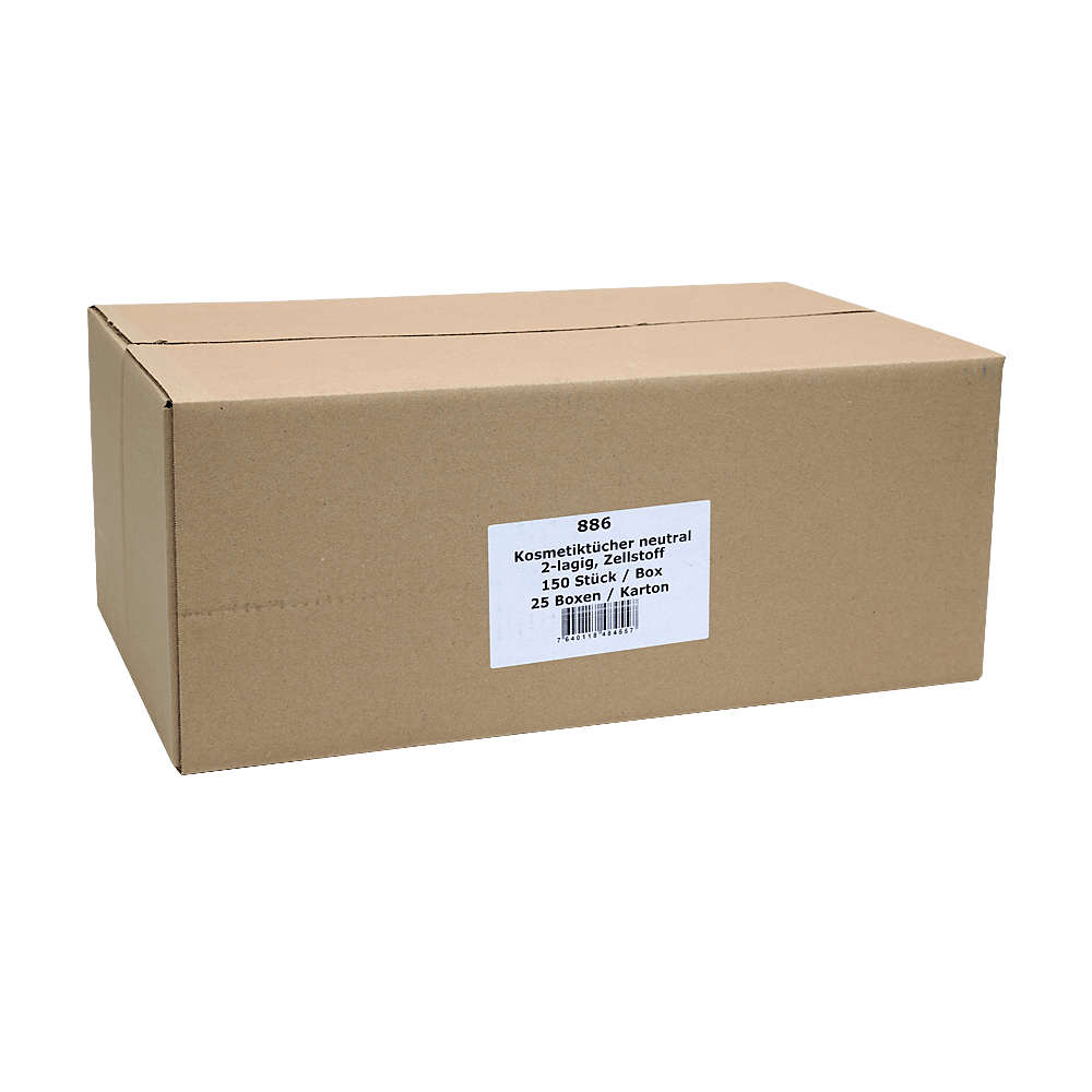 Kosmetiktücher neutral Karton (25 x 150 STK) bestprice