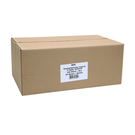 Kosmetiktücher neutral Karton (25 x 150 STK) bestprice