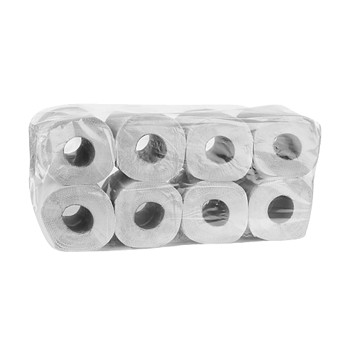 WC - Papier 3-lagig 100% Zellstoff 250 Blatt (8 Rollen)