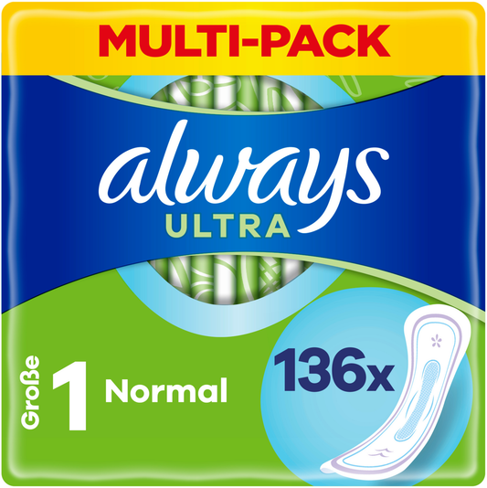 Always Ultra Damenbinden Normal Gr. 1 (136 STK) Monatspaket