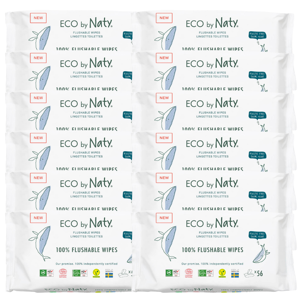 Naty feuchte Toilettentücher Karton (12 X 56 STK)