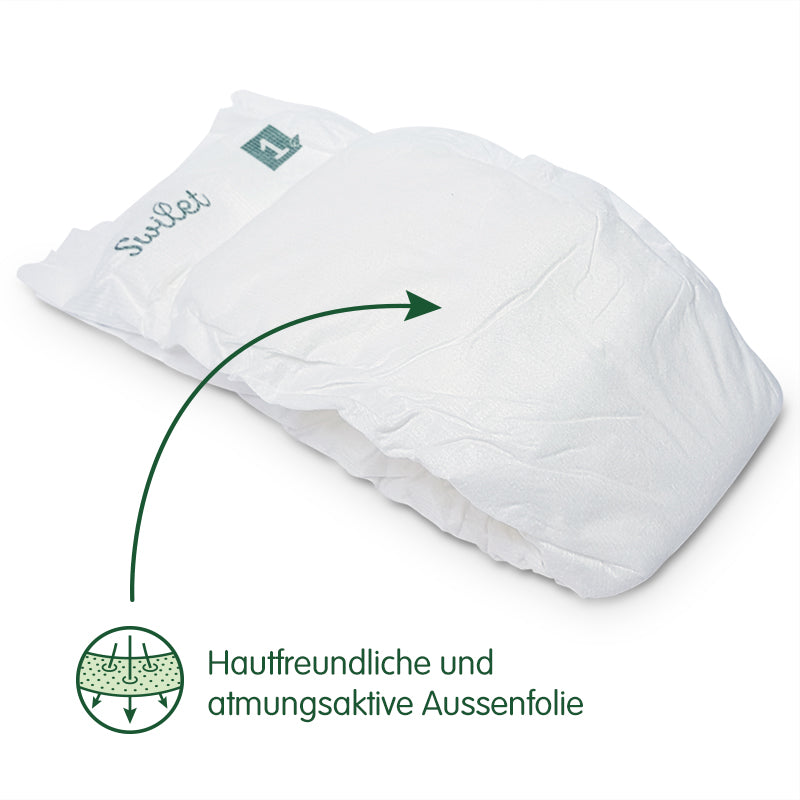 Swilet - Die Biowindel Gr. 1 Newborn 2-5Kg (27 STK) Beutel