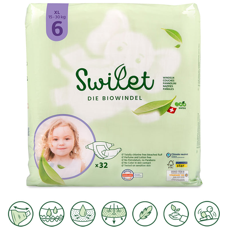 Swilet Gr. 6 XL Monatsbox (160 STK)