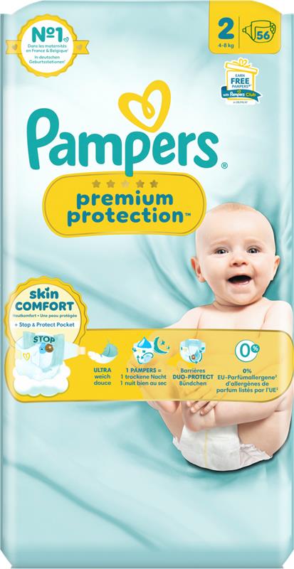 Pampers Premium Protection Gr.2 Mini 4-8kg (56 STK) Sparpack