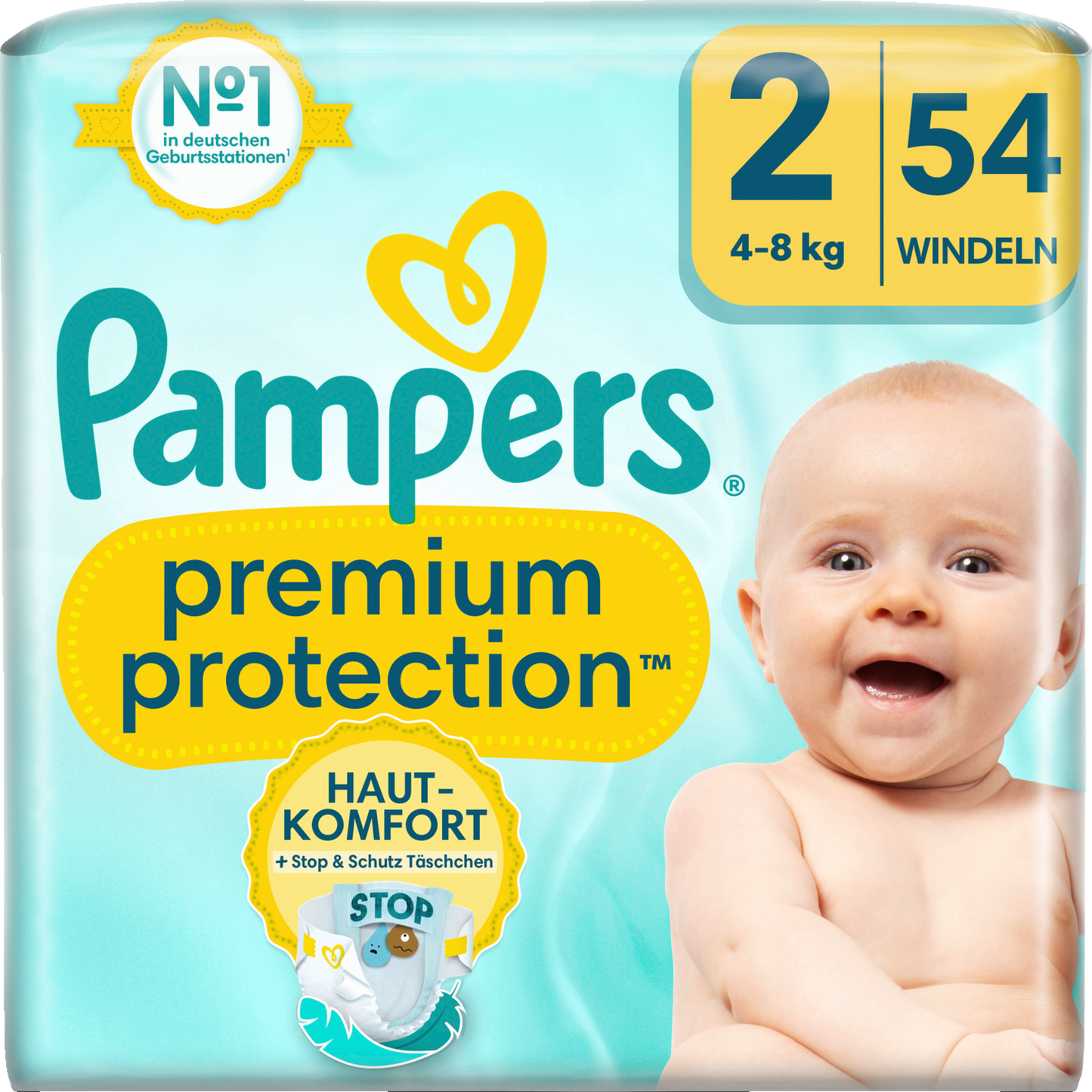 Pampers Premium Protection Gr.2 Mini 4-8kg (54 STK) Sparpack
