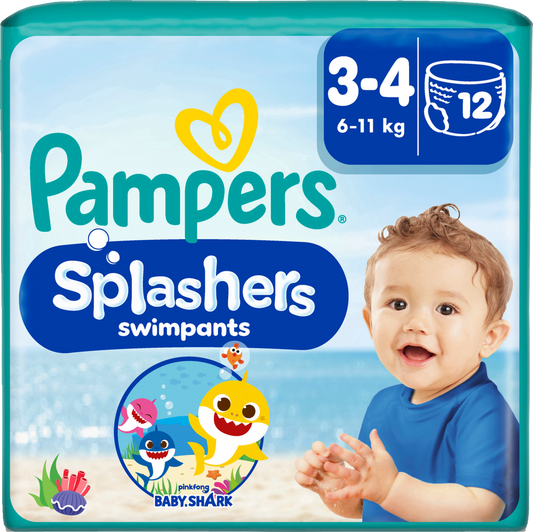Pampers Splashers Grösse 3-4 (6-11 Kg) 12 STK