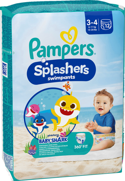 Pampers Splashers Grösse 3-4 (6-11 Kg) 12 STK