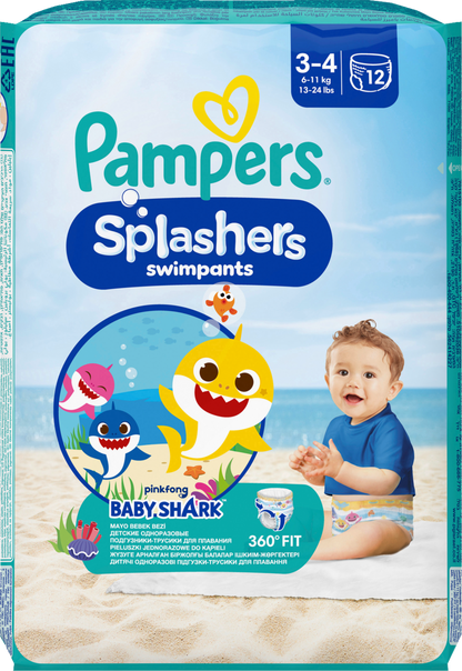 Pampers Splashers Grösse 3-4 (6-11 Kg) 12 STK