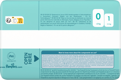 Pampers Premium Protection Gr.0 Micro <3kg  (22 STK) Tragepack