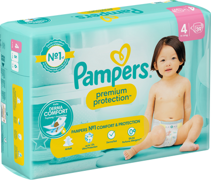 Pampers Premium Protection Gr.4 Maxi 9-14kg (39 STK) Sparpack