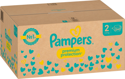 Pampers Premium Protection Gr.2 Mini 4-8kg (240 STK) Monatsbox