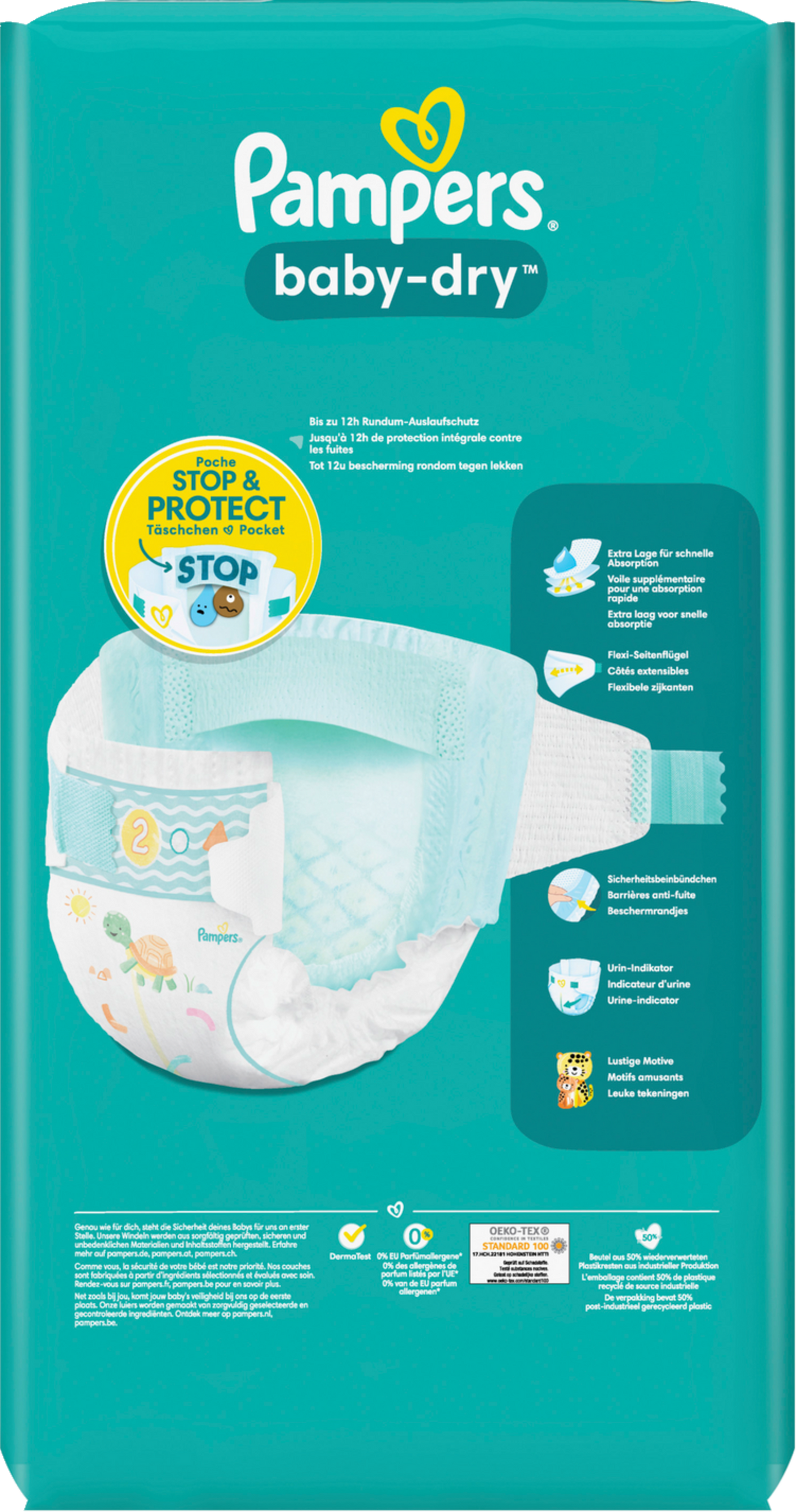 Pampers Baby-Dry Gr.2 Mini 4-8kg (58 STK) Sparpack