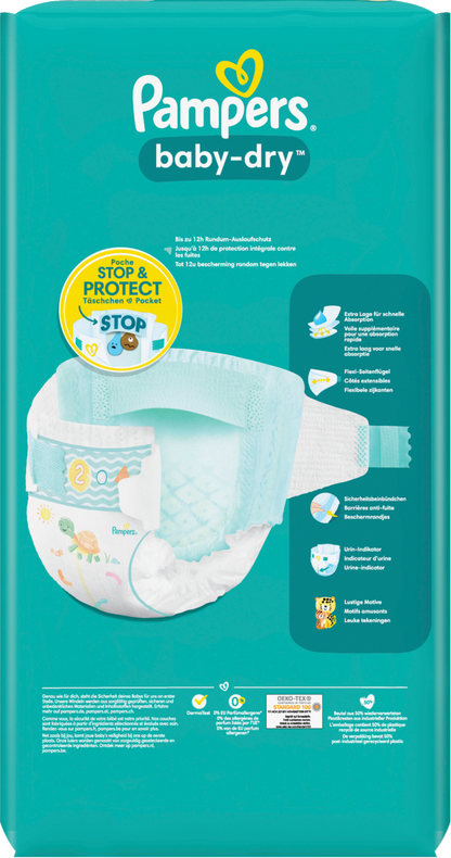 Pampers Baby-Dry Gr.2 Mini 4-8kg (58 STK) Sparpack