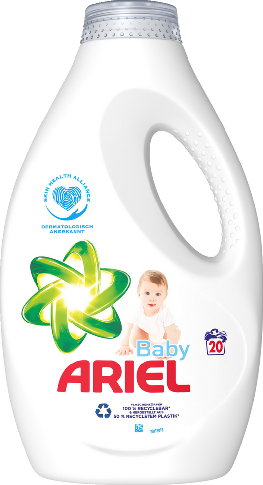 Ariel Flüssigwaschmittel Baby 20 Waschladungen