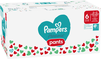 Pampers Harmonie Pants Gr. 6 Extra Large 15+kg (132 STK) Monatsbox