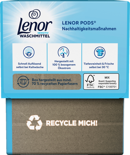 Lenor All-in-1 Pods Sensitiv 15 Waschladungen