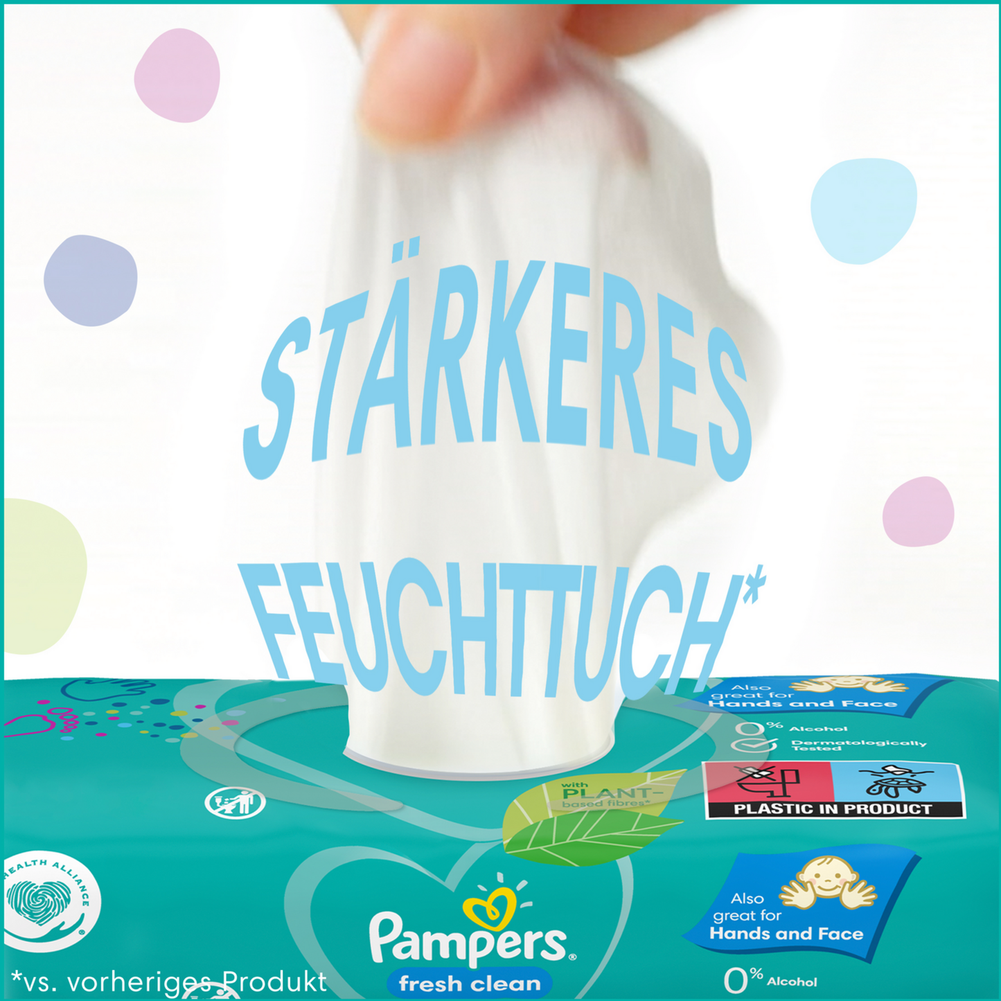 Pampers Fresh Clean Feuchttücher (80 STK) Beutel