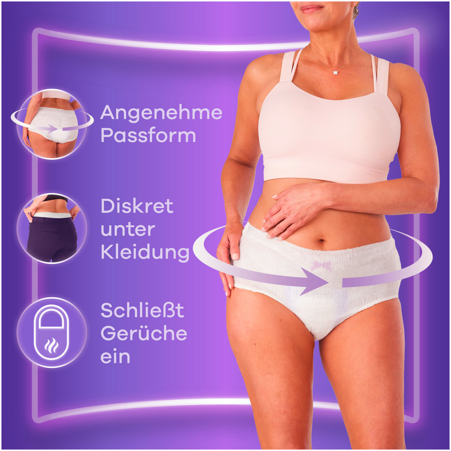 Always Discreet Inkontinenz-Höschen Plus Gr. L (32 STK) Monatspaket