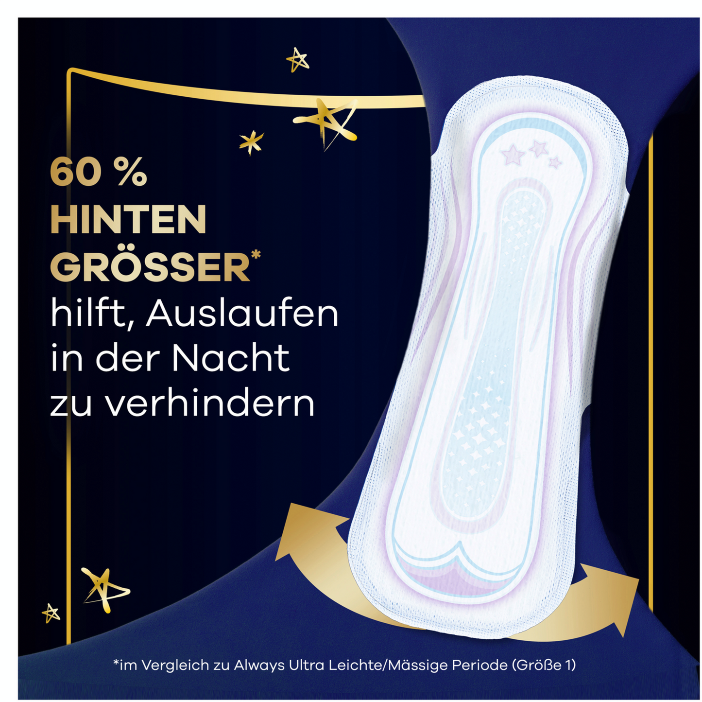 Always Ultra Damenbinden Secure Night mit Flügeln Gr. 4 (72 STK) Monatspaket