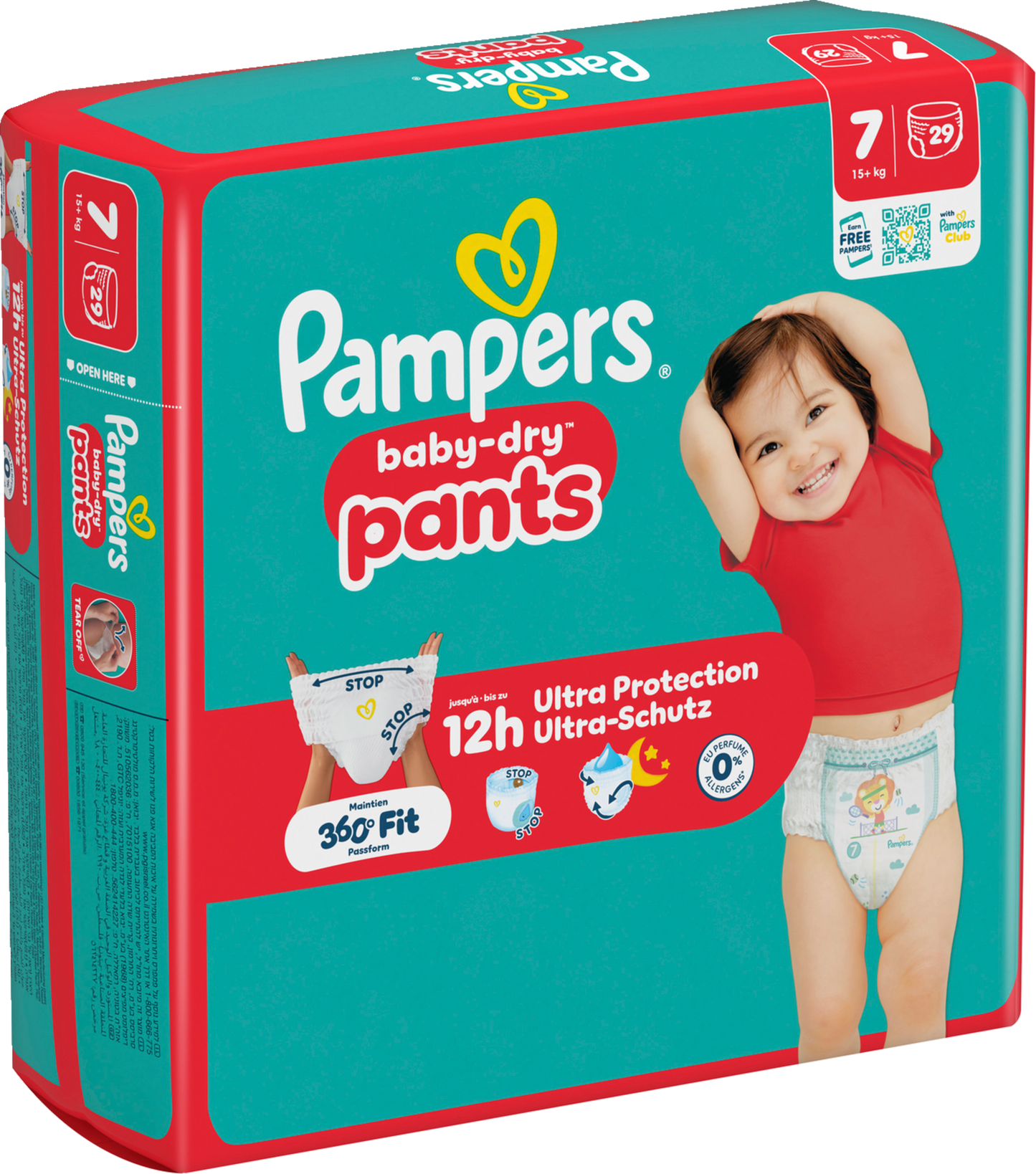 Pampers Baby-Dry PANTS Gr. 7 XXL +15kg (29 STK) Beutel