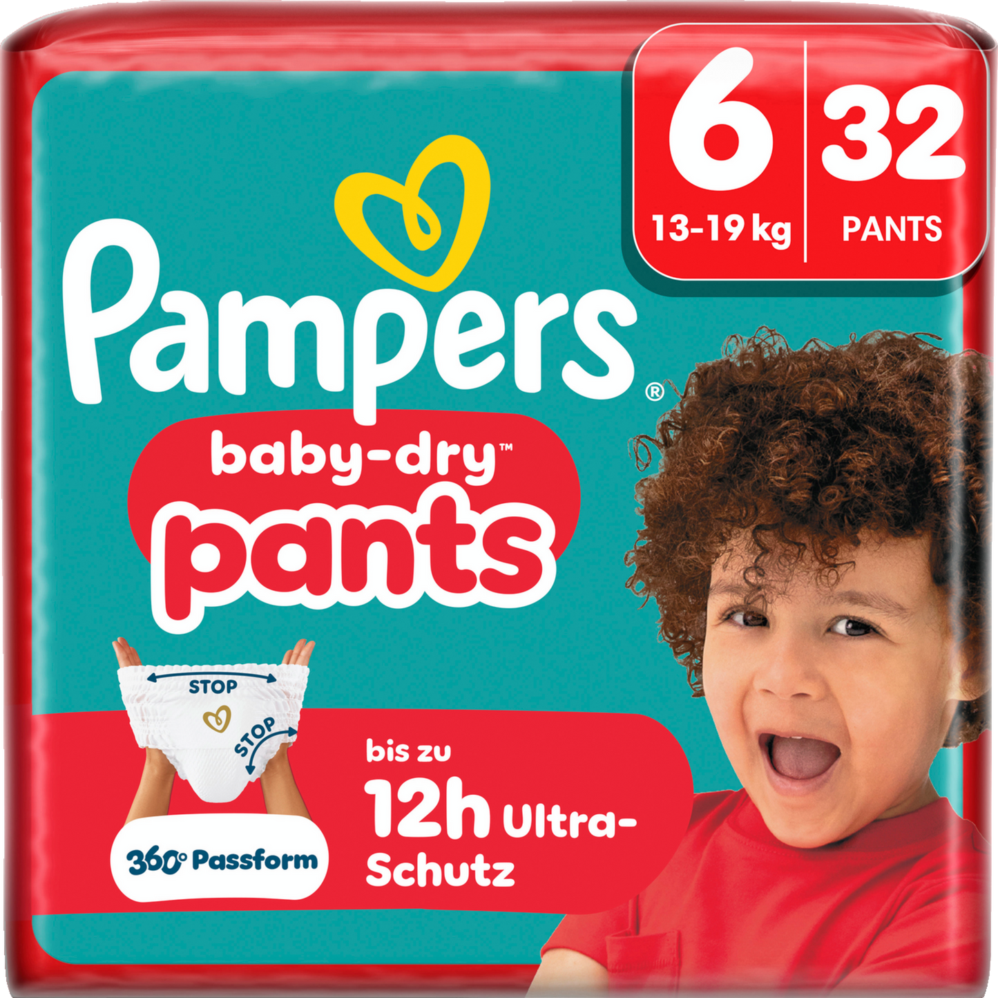 Pampers Baby-Dry PANTS Gr. 6 XL 13-19kg (32 STK) Beutel