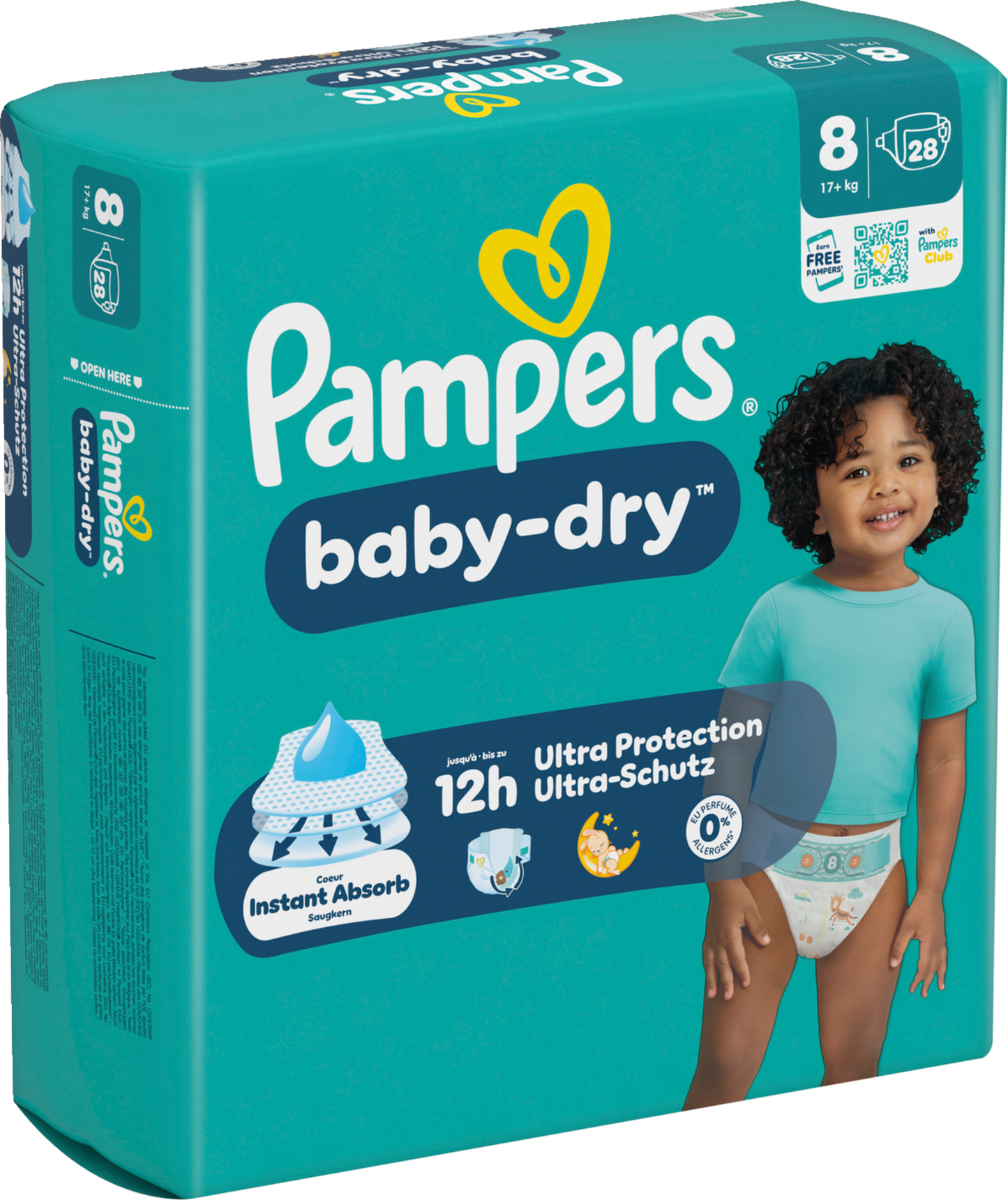 Pampers Baby-Dry Gr. 8 Extra Large Plus 17+kg (28 STK) Sparpack