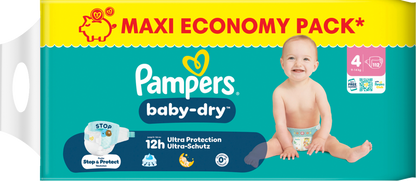 Pampers Baby-Dry Gr. 4 Maxi 9-14kg (112 STK) Maxi Pack