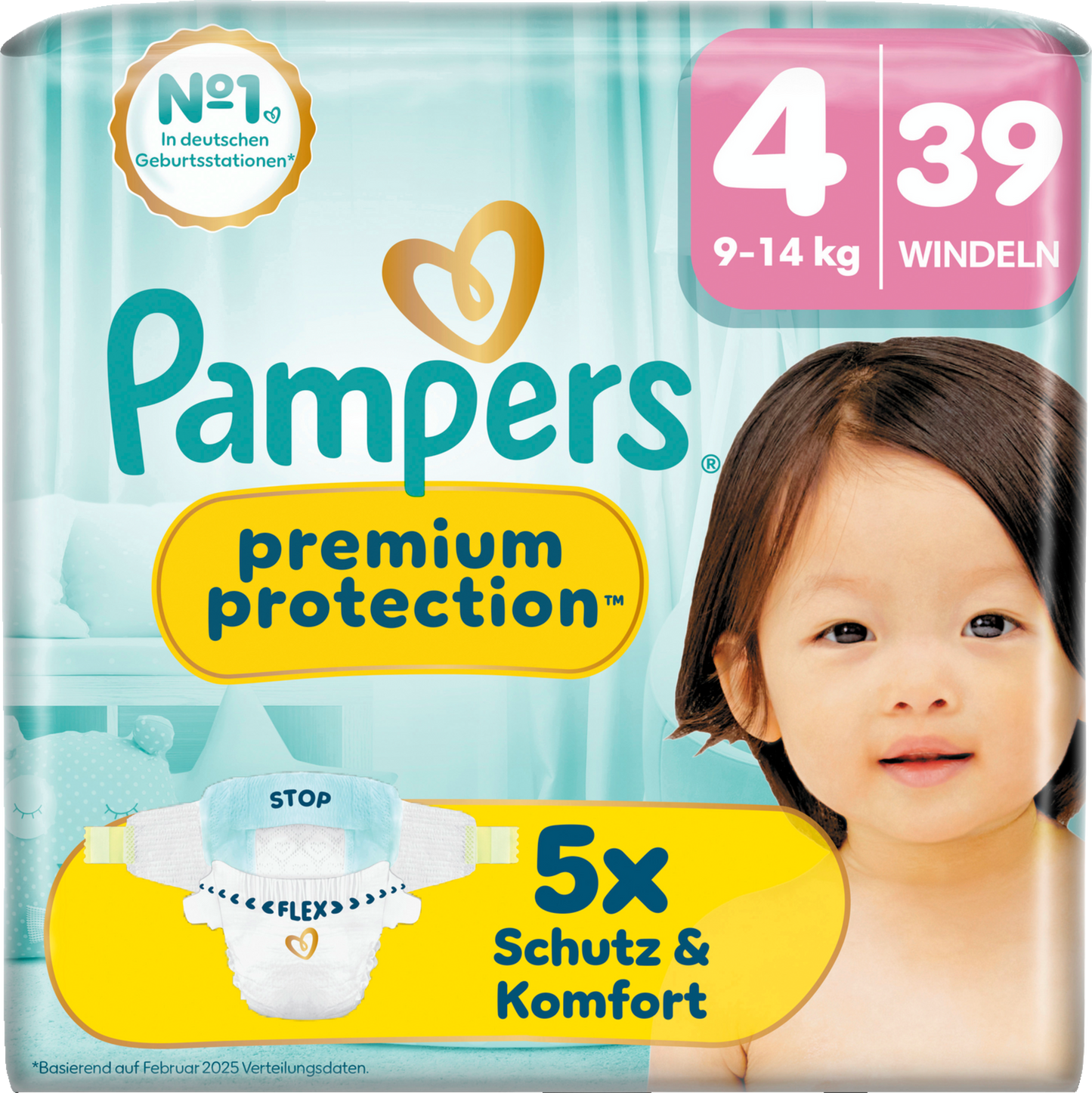 Pampers Premium Protection Gr.4 Maxi 9-14kg (39 STK) Sparpack