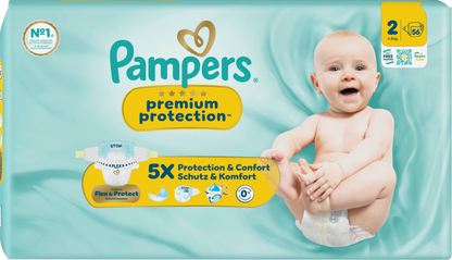 Pampers Premium Protection Gr.2 Mini 4-8kg (56 STK) Sparpack