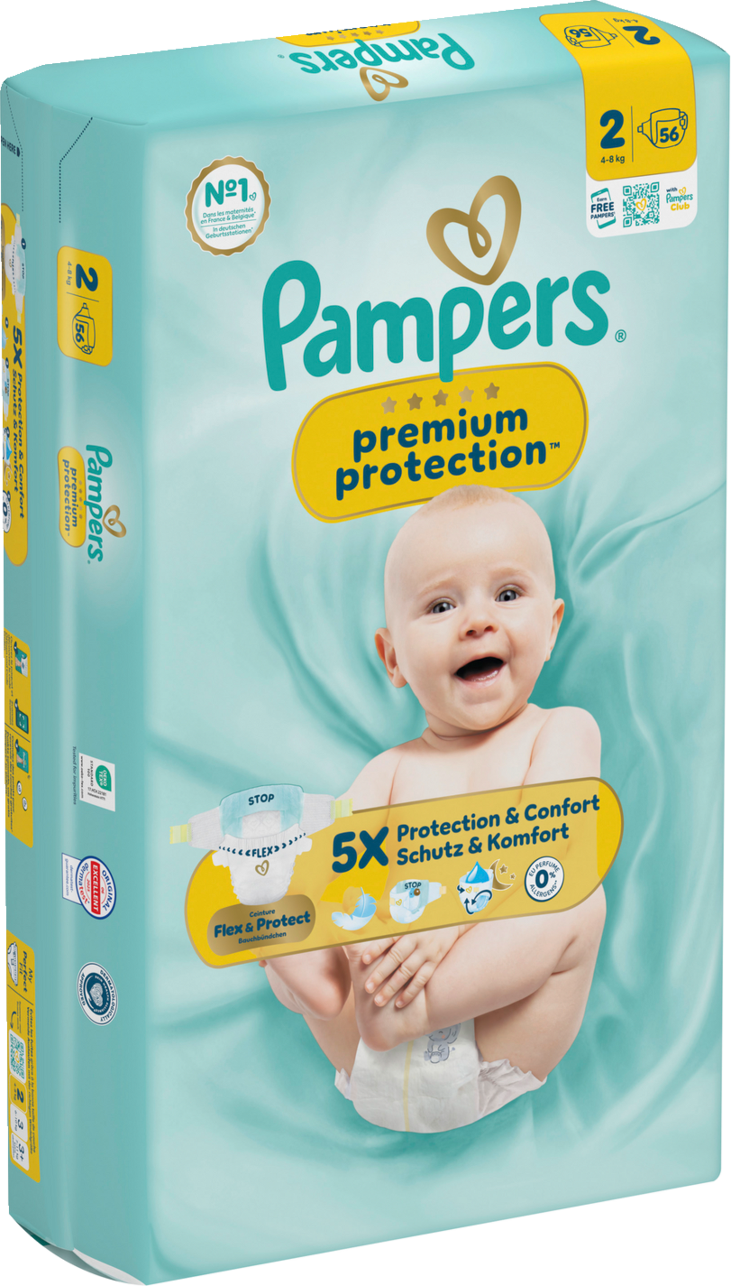 Pampers Premium Protection Gr.2 Mini 4-8kg (56 STK) Sparpack