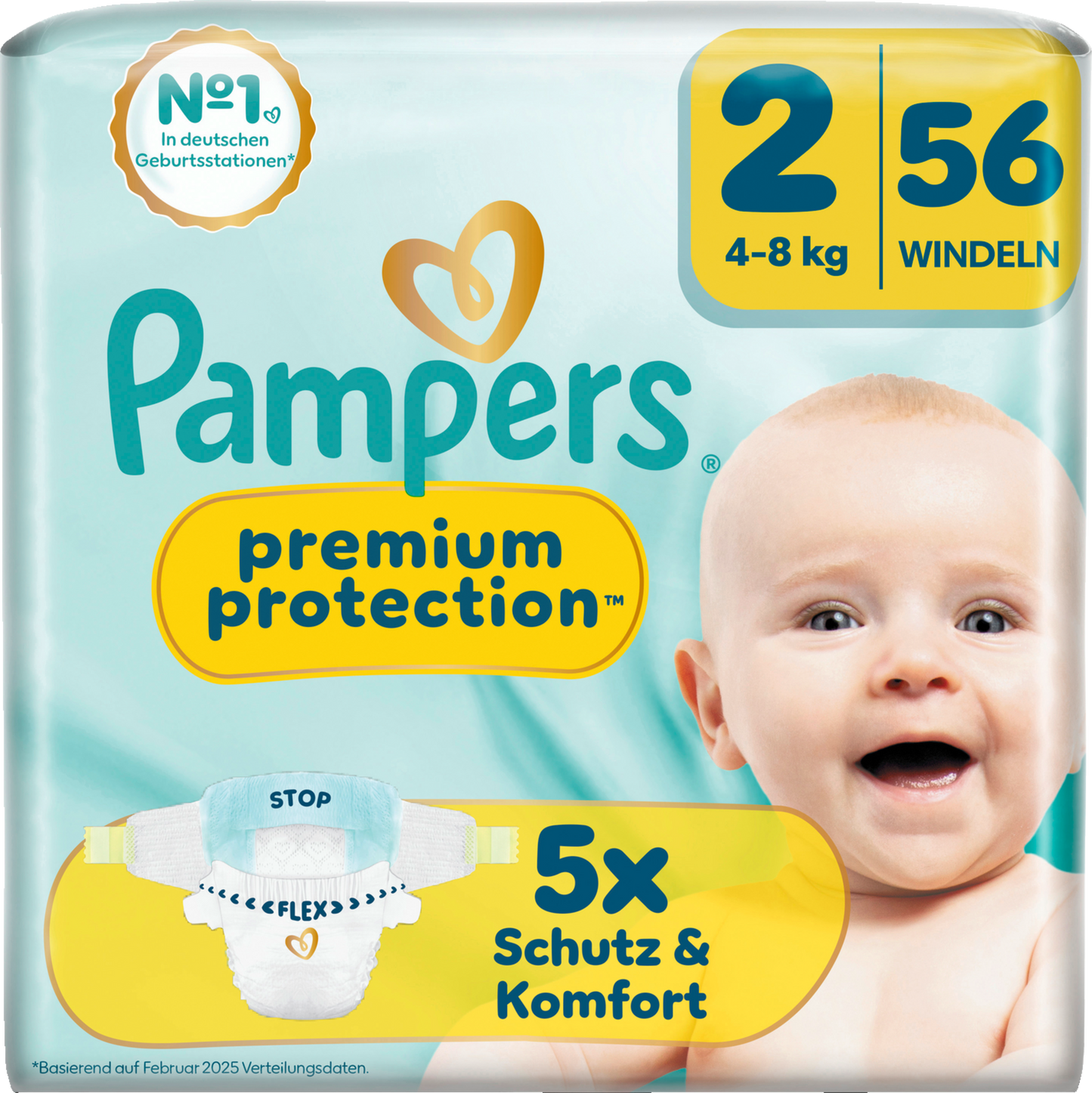 Pampers Premium Protection Gr.2 Mini 4-8kg (56 STK) Sparpack