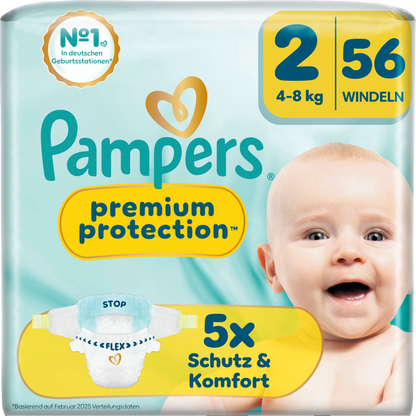 Pampers Premium Protection Gr.2 Mini 4-8kg (56 STK) Sparpack