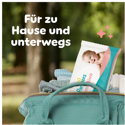 Pampers Feuchte Tücher Sensitive (80 STK) Beutel