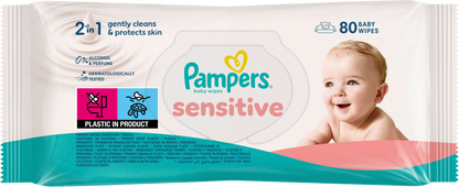 Pampers Feuchte Tücher Sensitive (80 STK) Beutel