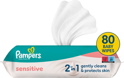 Pampers Feuchte Tücher Sensitive (80 STK) Beutel
