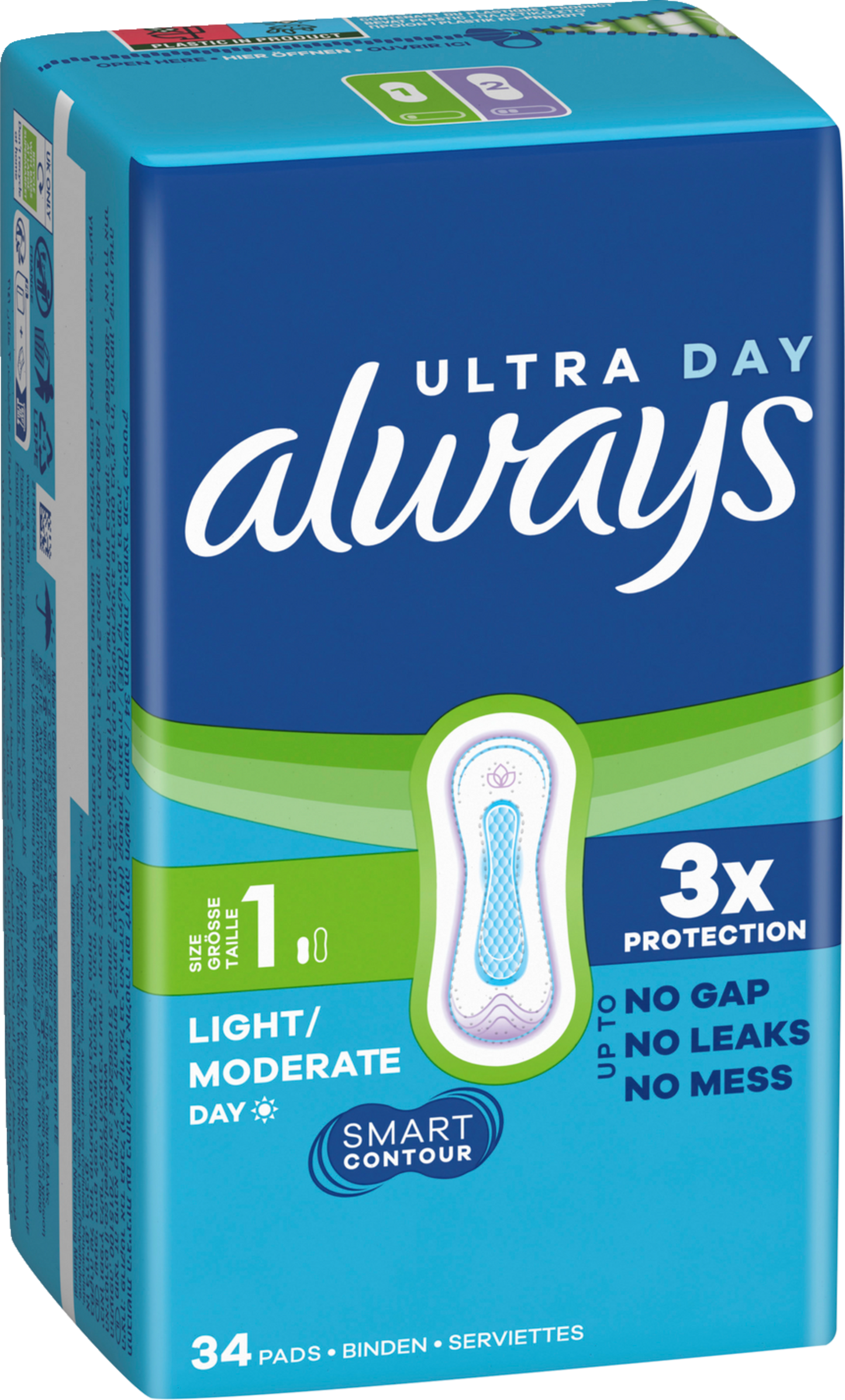 Always Ultra Damenbinden Normal Gr. 1 (136 STK) Monatspaket