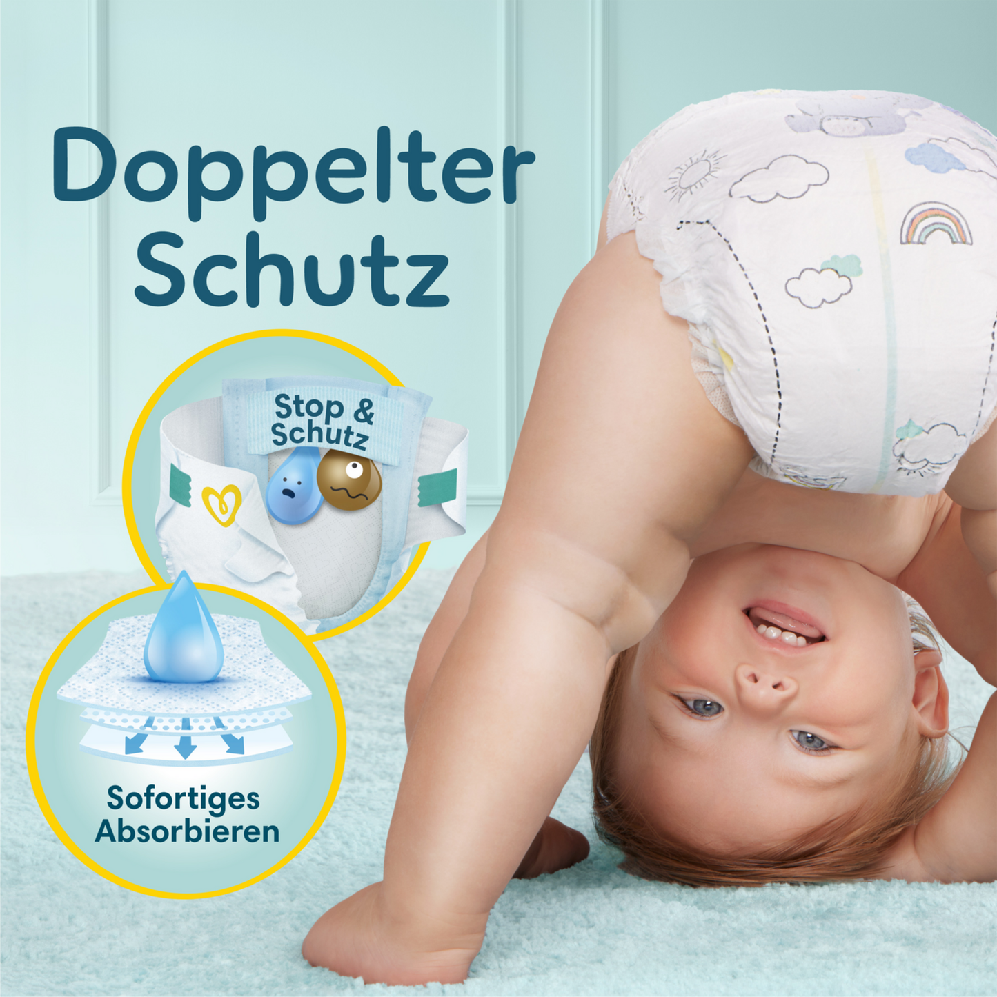 Pampers Premium Protection Gr. 7 XXL 15+kg (128 STK) Monatsbox