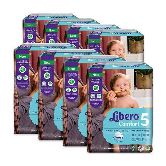 Libero Maxi+ T5 (10-14 kg) 2er Karton (2 x 8 x 24 STK)