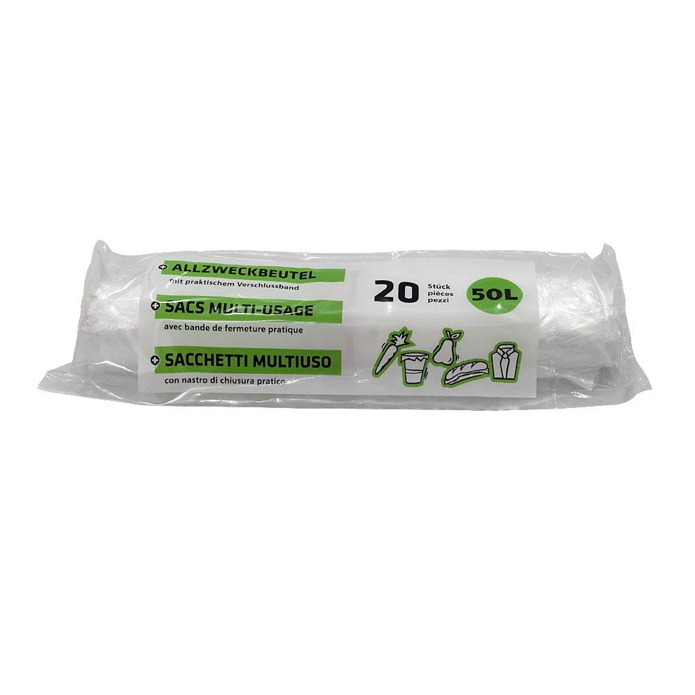 Mehrzweckbeutel transparent 50-55L (20 STK)