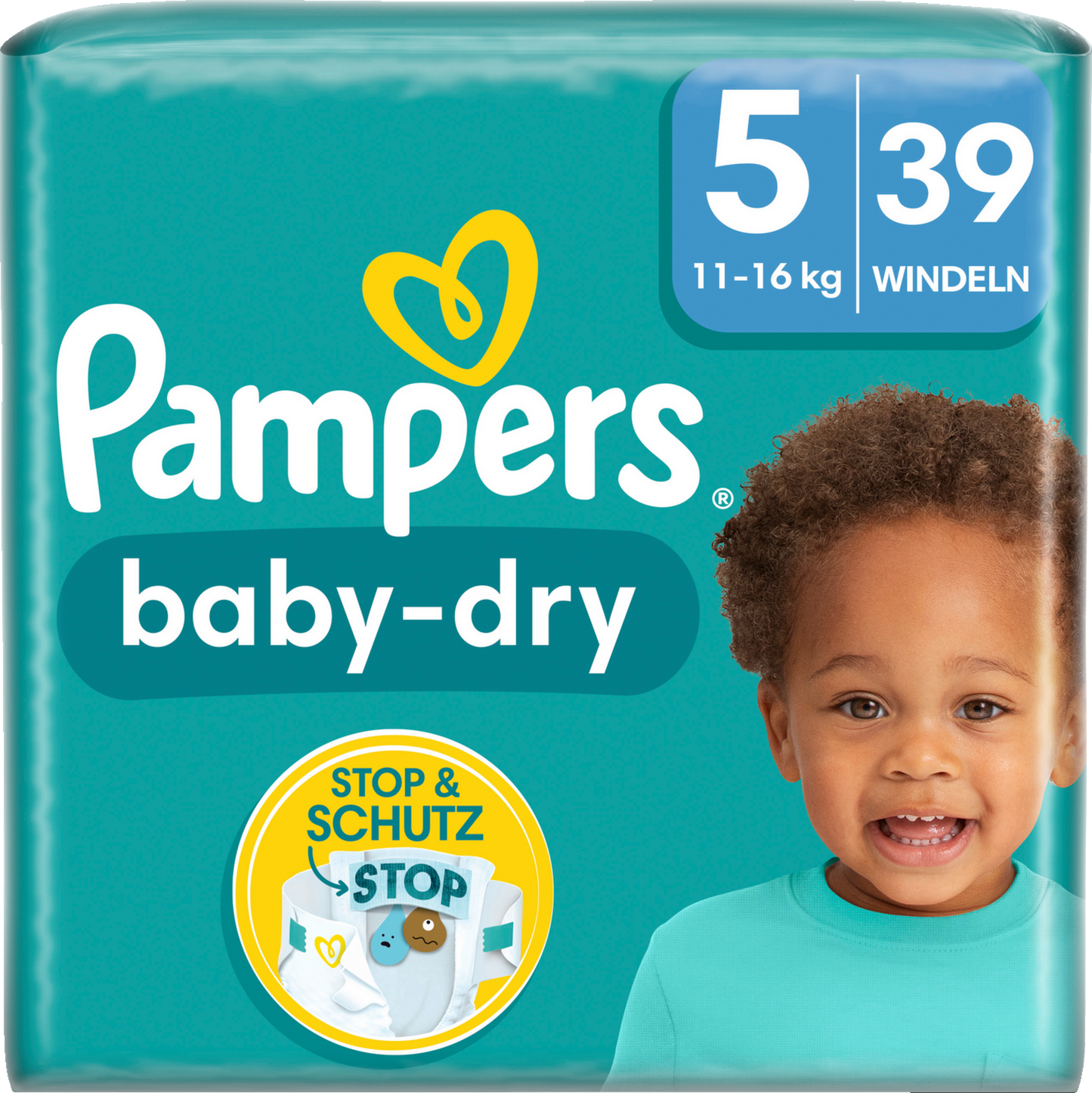Pampers Baby-Dry Gr.5 Junior 11-16kg (39 STK) Sparpack