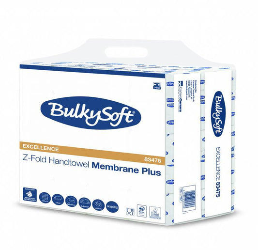 Papierhandtücher Z-Falz Membrane plus, 3-lagig Karton