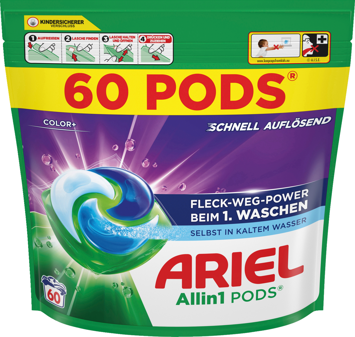 Ariel Allin1 PODS Color+ - 60 Waschladungen