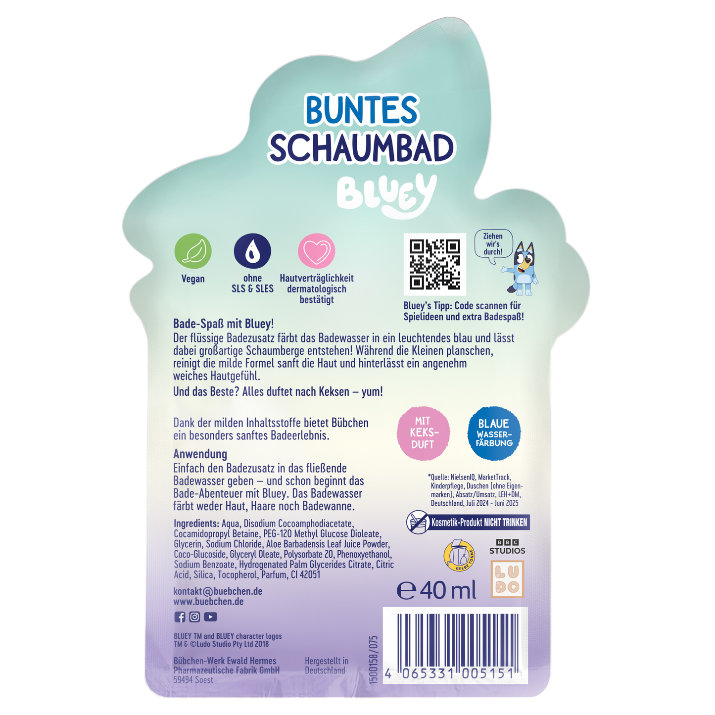 Bübchen Schaumbad Bluey 40ml