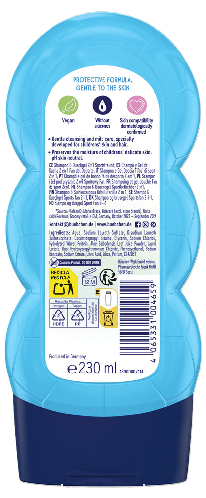 Bübchen Kids Shampoo & Duschgel 2 in 1 Sports Fan 230ml