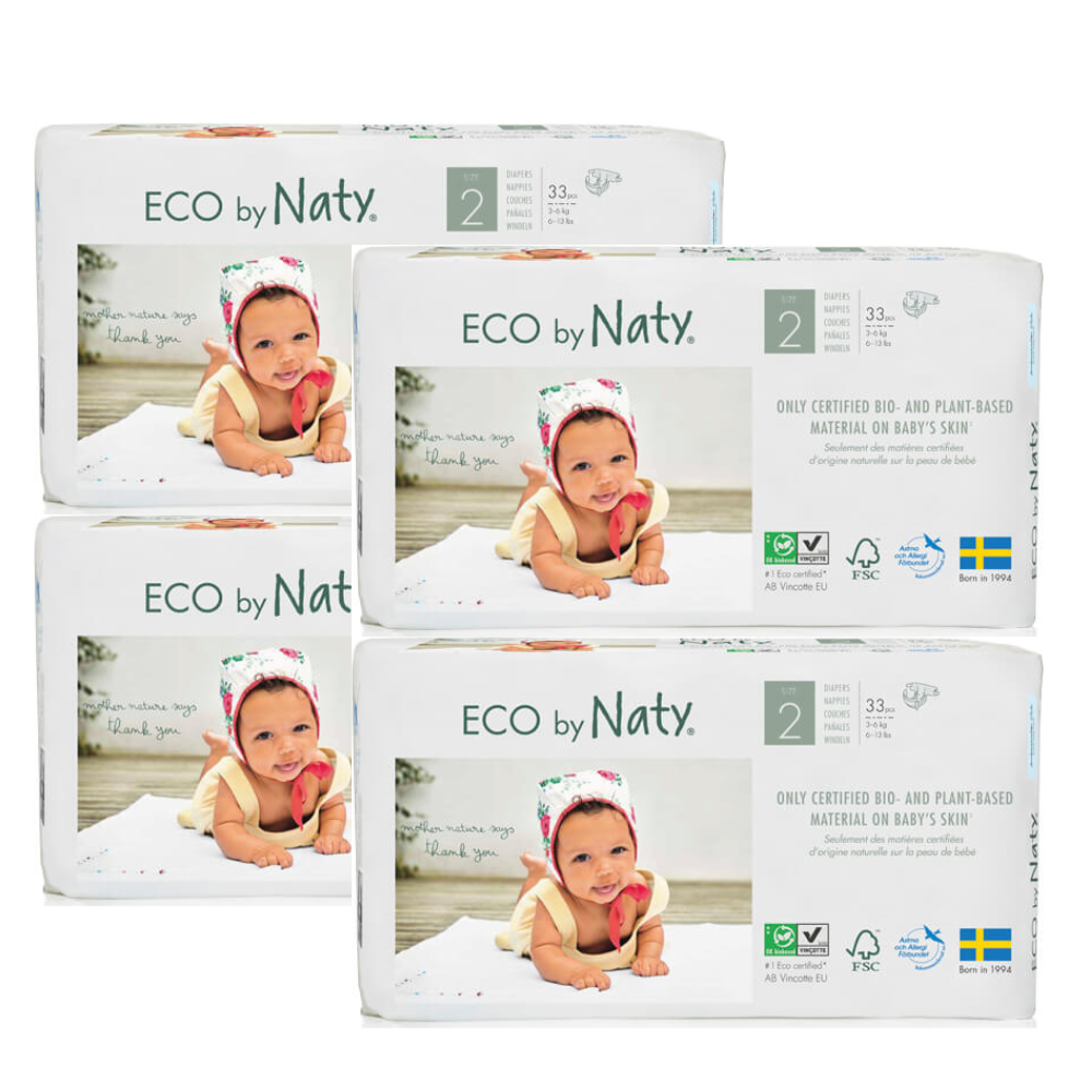Naty Biowindeln T2 Mini (3-6kg) Karton (4 X 33 STK)