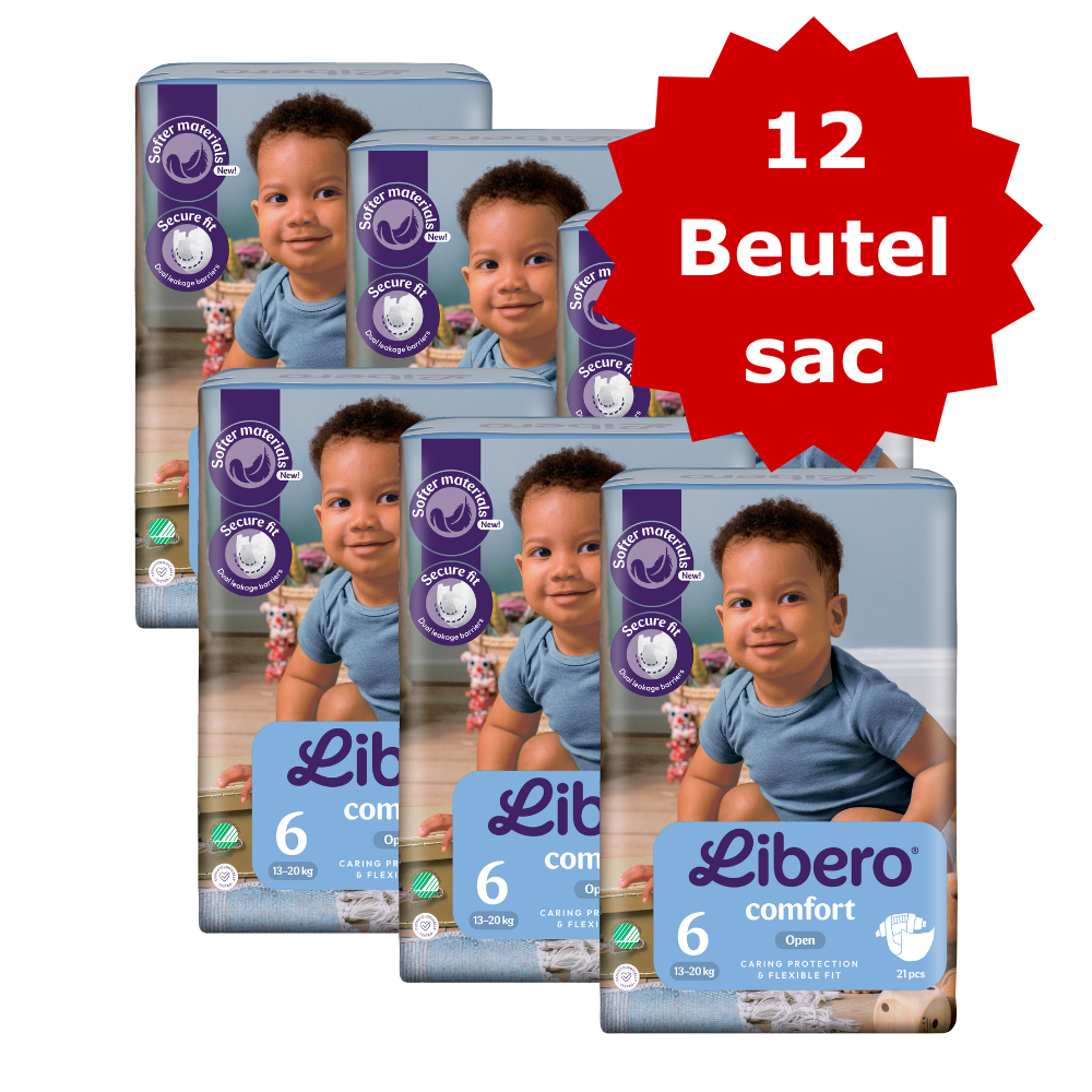 Libero Junior T6 (13-20 kg) 2er Karton (2 x 6 x 21 STK)