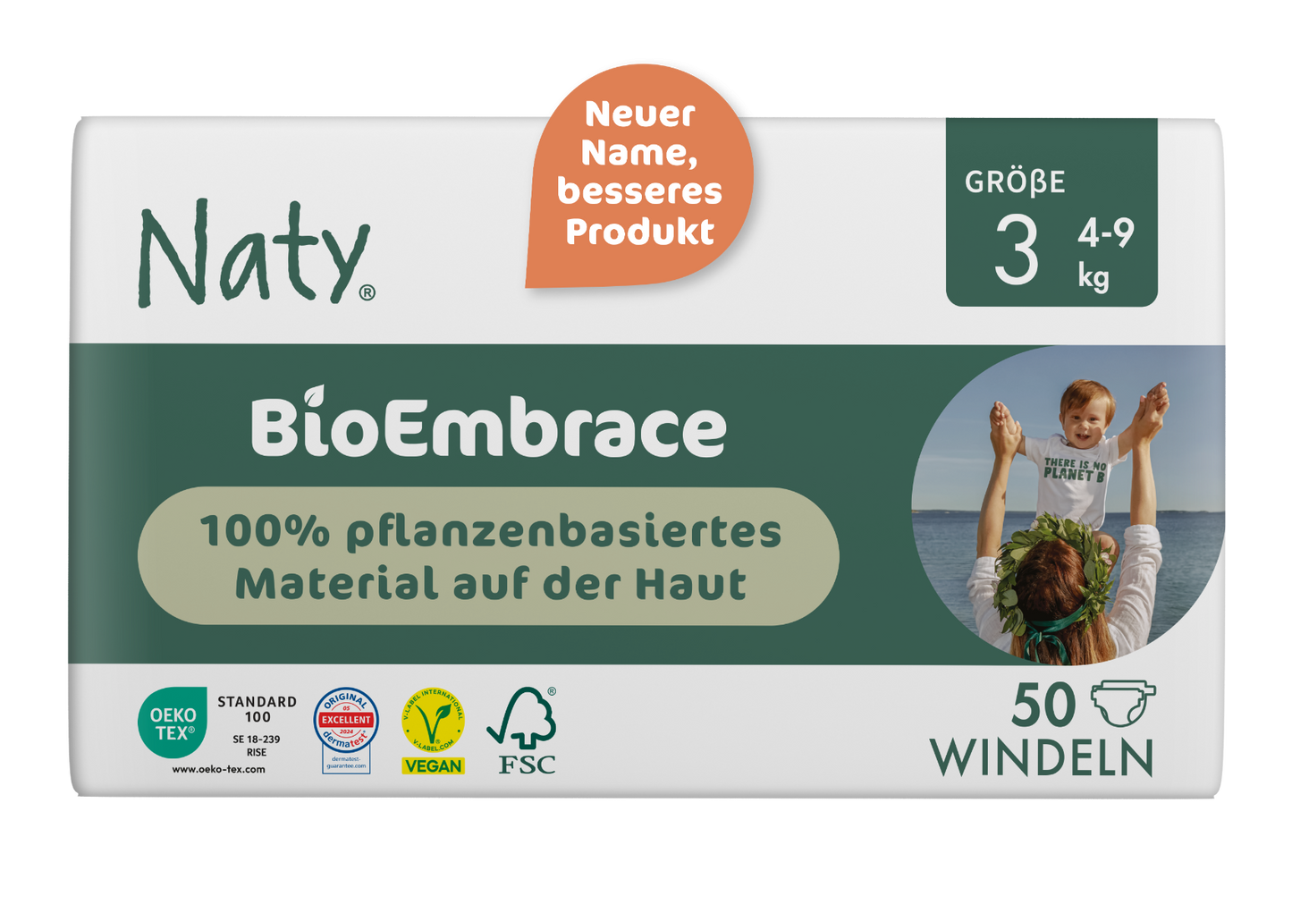 Naty BioEmbrace T3 Midi (4-9kg) Beutel (50 STK)